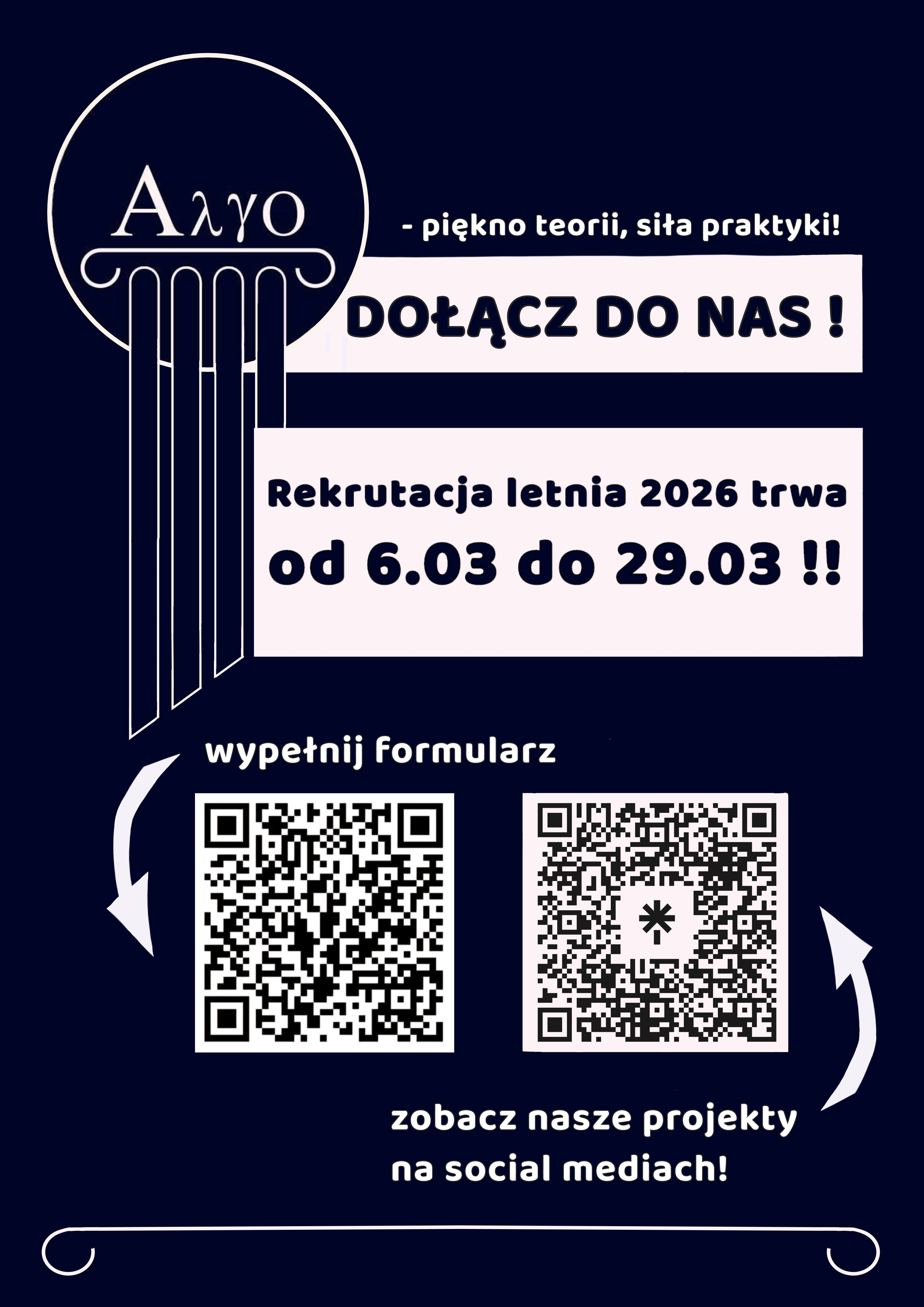 Rekrutacja do Koła Naukowego Algo